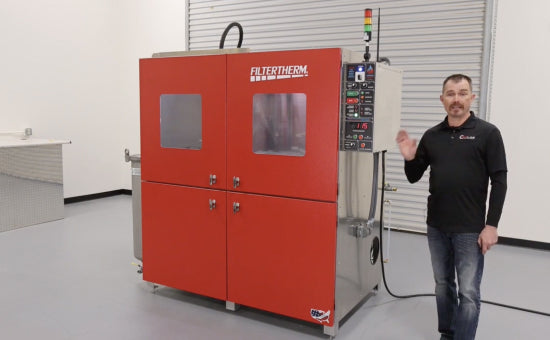 dpf cleaning machine video