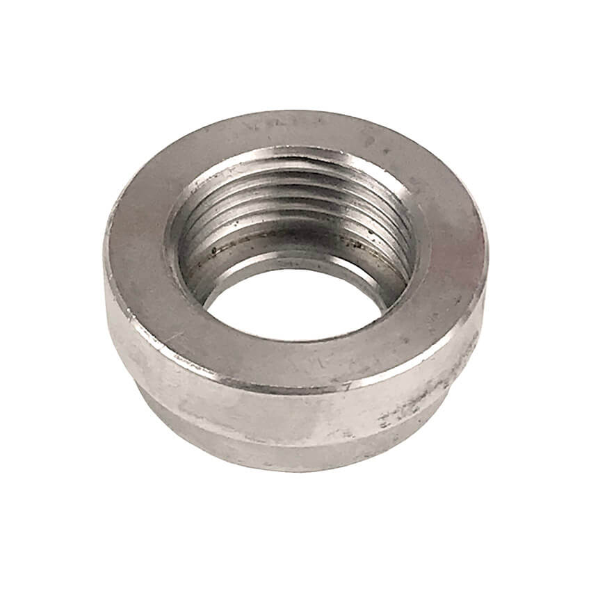 Redline Emissions Products Weld Bung (BG2015) - M20 X 1.50, 1.18" OD, .472" H, Flat Flare Stepped. Replaces Detroit 23539608
