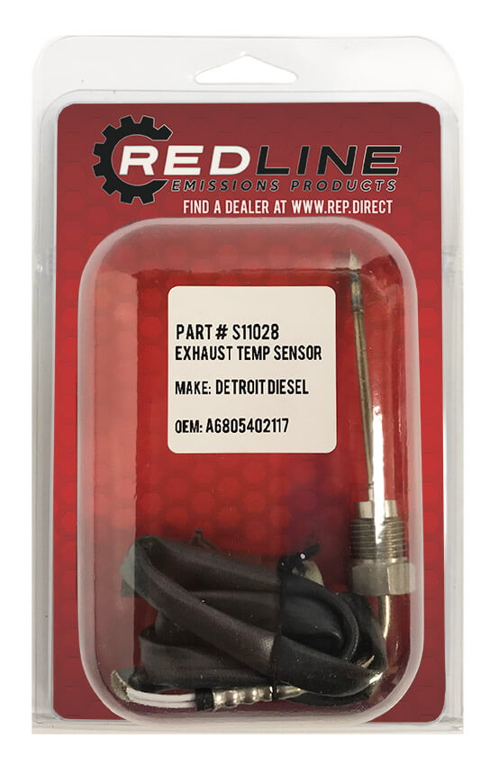 Redline Emissions Products Replacement for Detroit EGT Sensor (OEM A6805402117 / REP S11028)