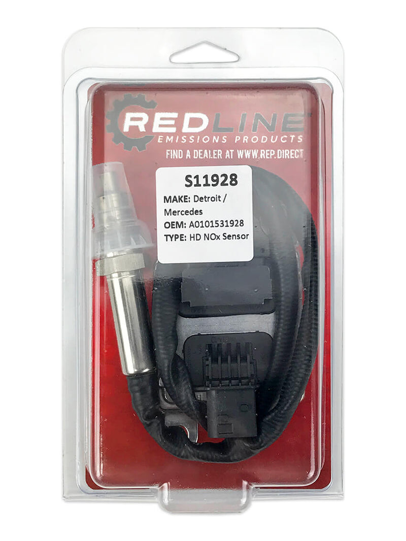 Redline Emissions Products Replacement for Detroit / Mercedes-Benz HD NOx Sensor (A0101531928 / REP S11928)