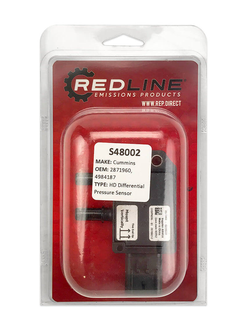 Redline Emissions Products Replacement for Cummins Differential Pressure Sensor ( 2871960 / REP S48002)