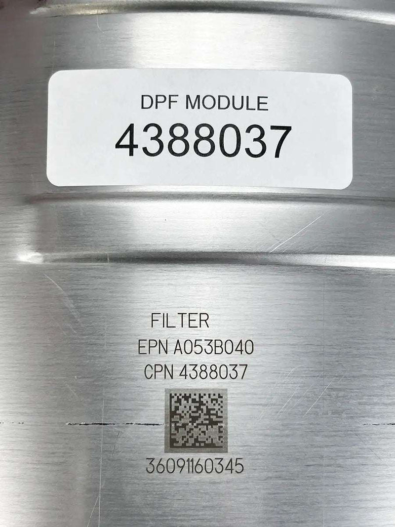 New OEM "Take-off" Cummins Diesel Particulate Filter / DPF (4388037)