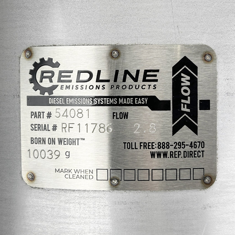 Redline Emissions Products Replacement DPF for Detroit-Mercedes (A0014907692 / REP 54081)