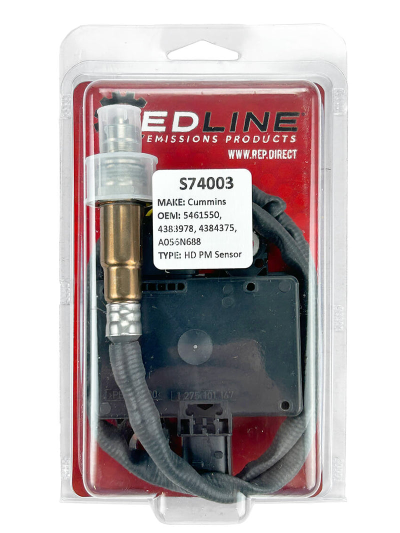 Redline Emissions Products replacement "PM" sensor for Cummins (5461550 / REP S74003)