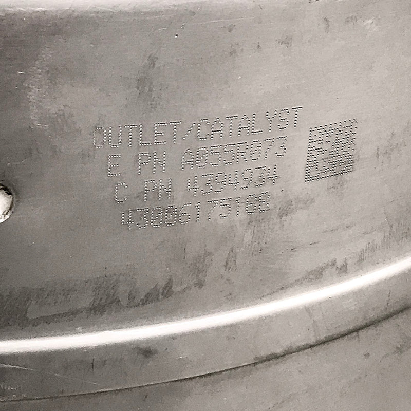 OEM CUMMINS INLET CATALYST (4394599) close up