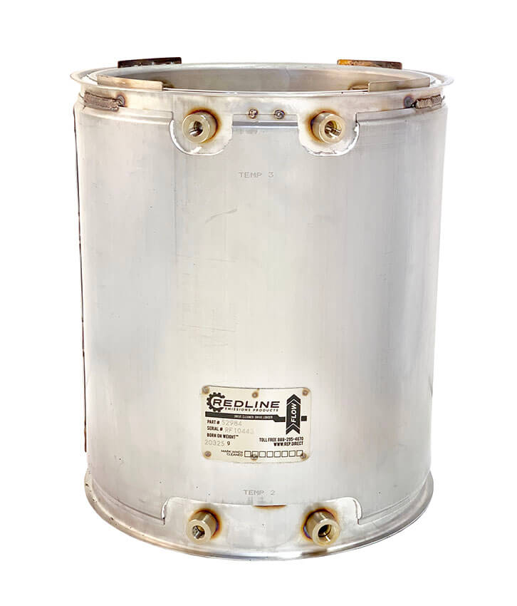 Redline Emissions Products Replacement for Cummins ISX DPF