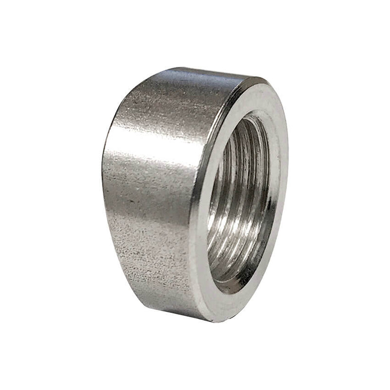 Redline Emissions Products NOx / O2 Curved Weld Bung (BG1025) flat side view
