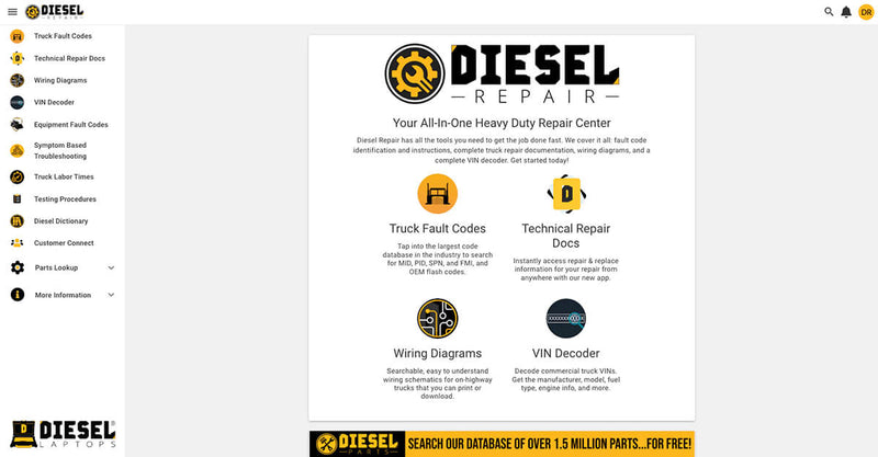 Diesel Repair - Pro Unlimited Access (12 Months) by Diesel Laptops