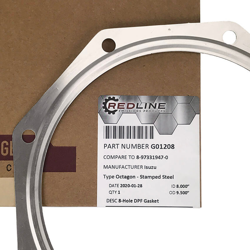 Redline Emissions Products Replacement for OEM Isuzu DPF Gasket (8-97331947-0 / REP G01208)