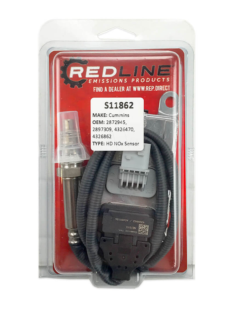 Redline Emissions Products Replacement for Cummins HD NOx Sensor (4326862 / REP S11862)