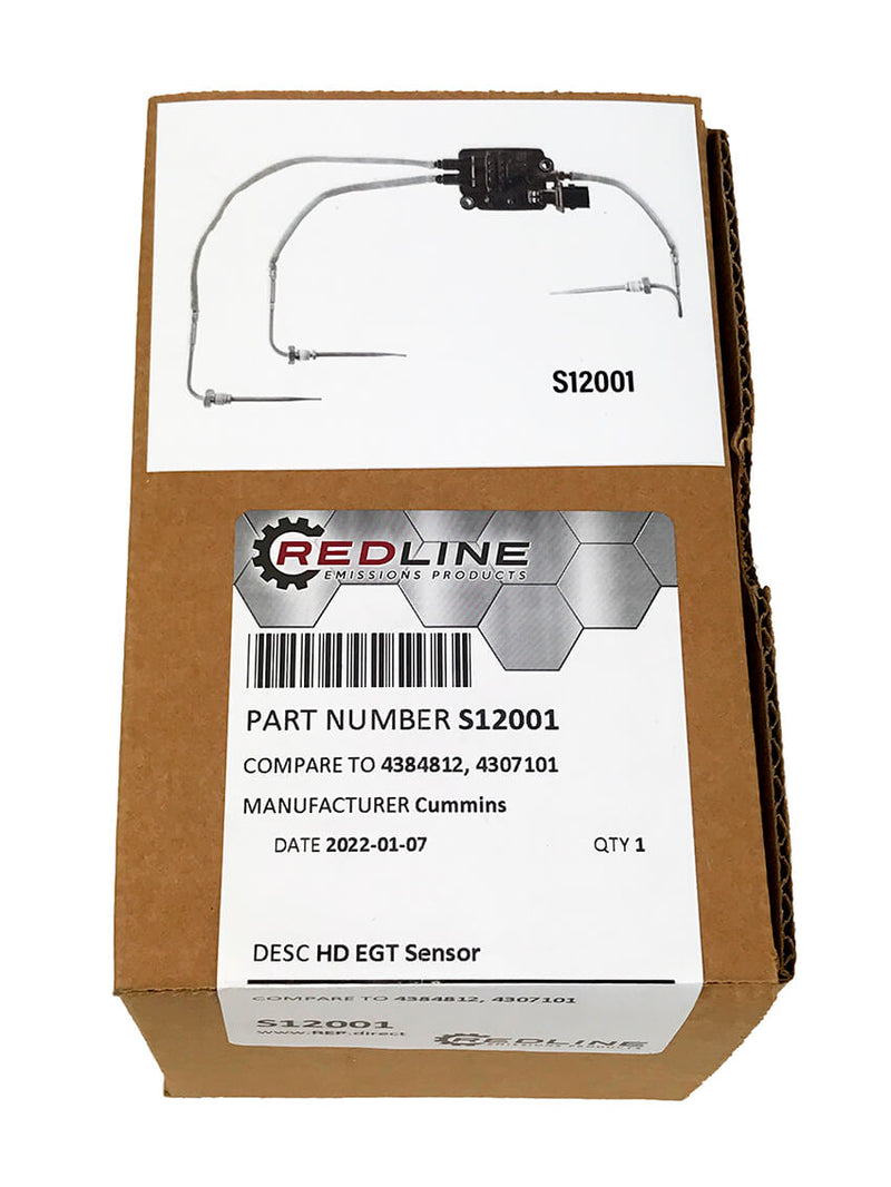 Redline Emissions Products Replacement for Cummins EGT Sensor ( 4384812 / REP S12001)