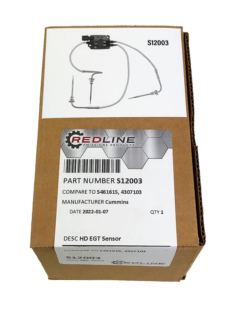 Redline Emissions Products Replacement for Cummins EGT Sensor ( 5461615 / REP S12003)