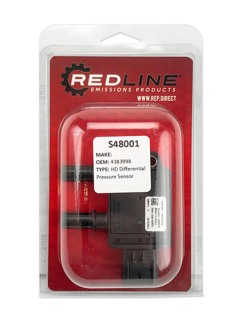 Redline Emissions Products Replacement for Cummins Differential Pressure Sensor ( 4383998 / REP S48001)